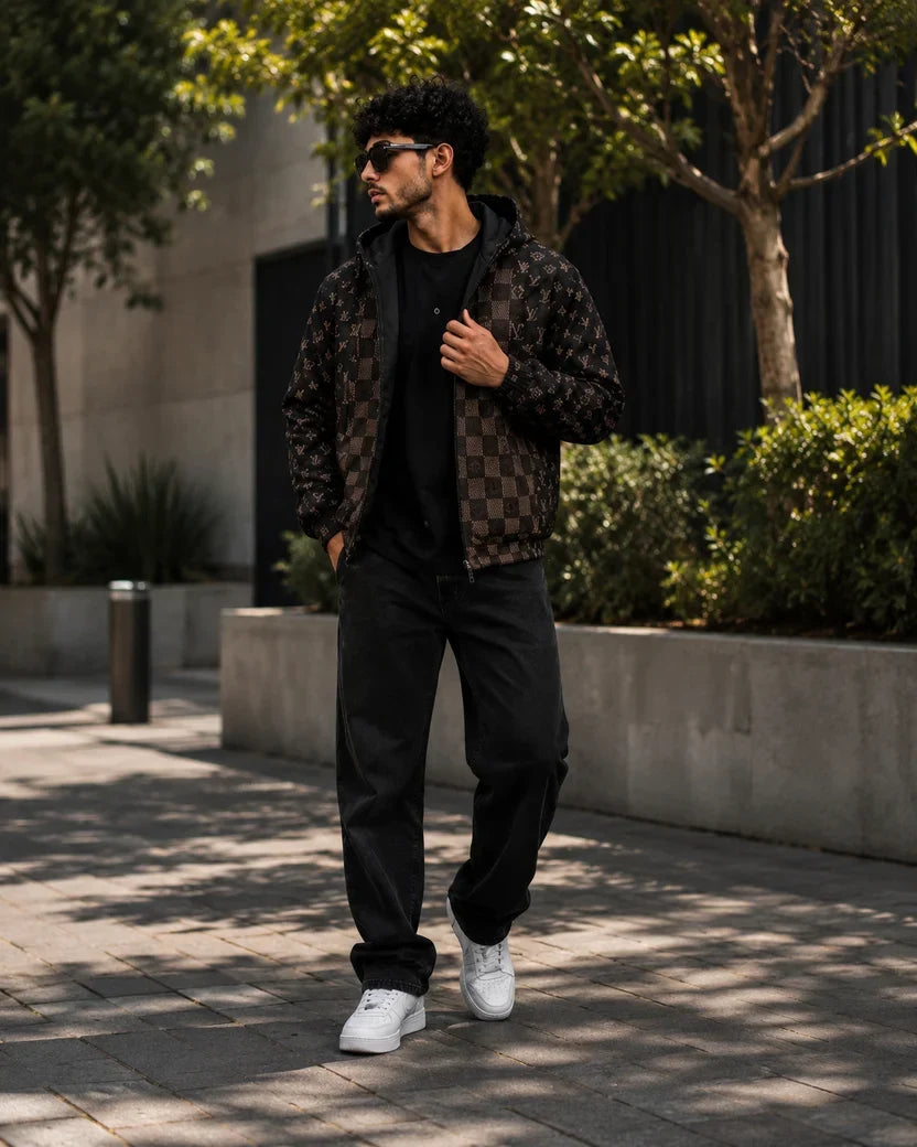 (CJ-26) Premium Urban Printed Hooded Jacket
