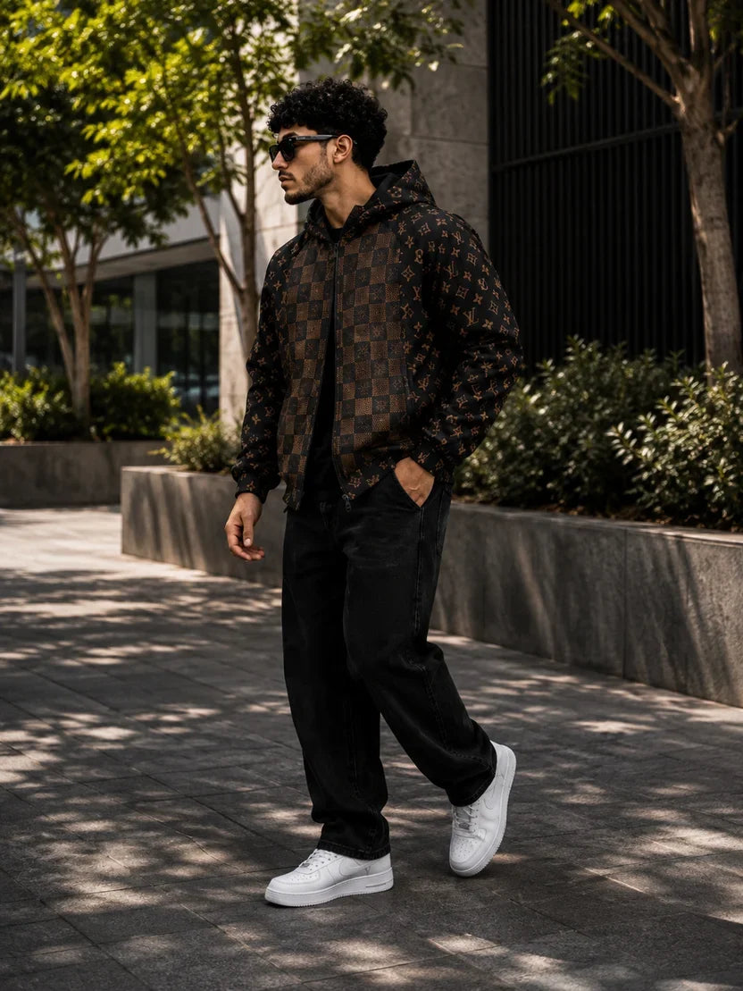 (CJ-26) Premium Urban Printed Hooded Jacket