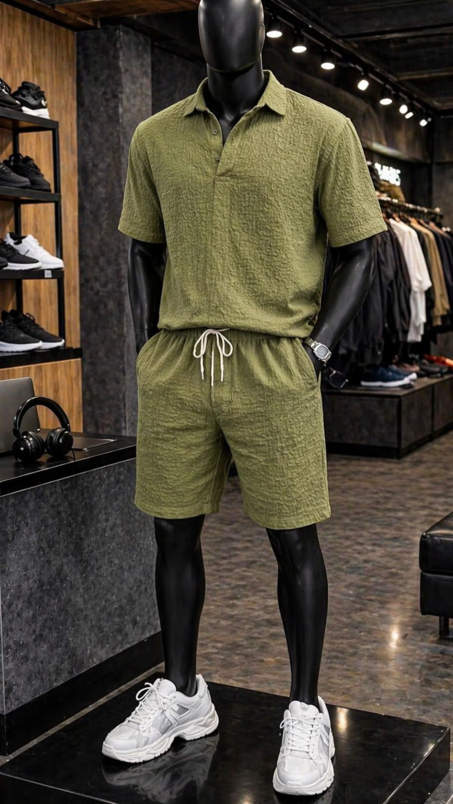 LI-89 MEN’S OBSIDIAN TEXTURE SET – ELITE SUMMER OUTFIT