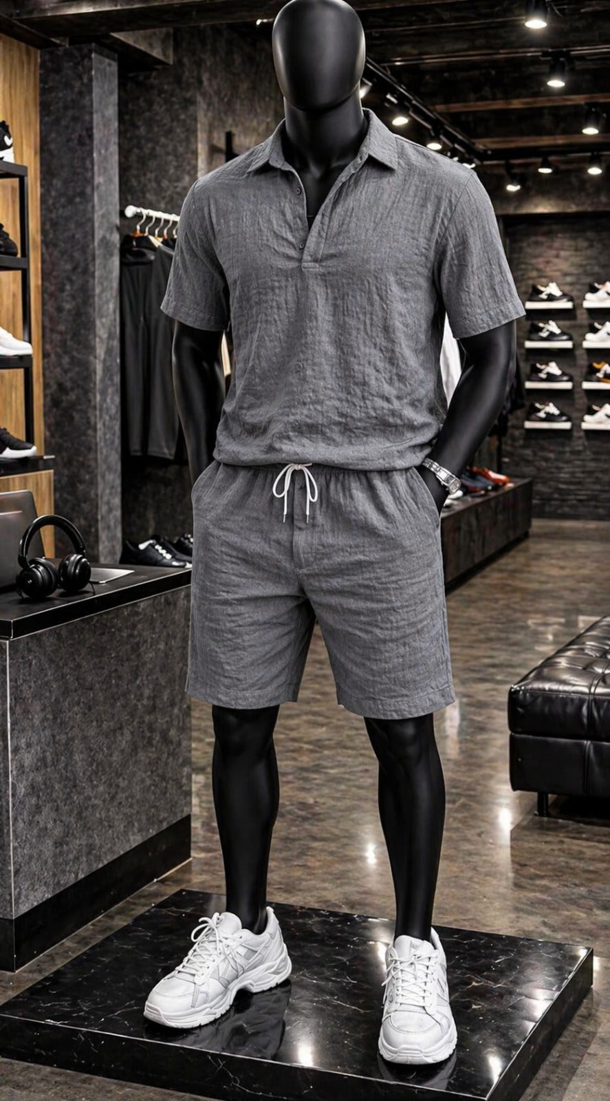 LI-89 MEN’S OBSIDIAN TEXTURE SET – ELITE SUMMER OUTFIT