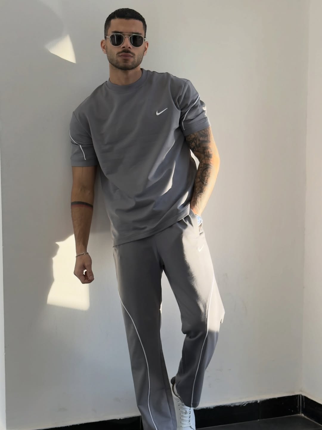 LI-82 MENS ATHLETIC TRACKSUIT- SLIM FIT ACTIVEWEAR SET
