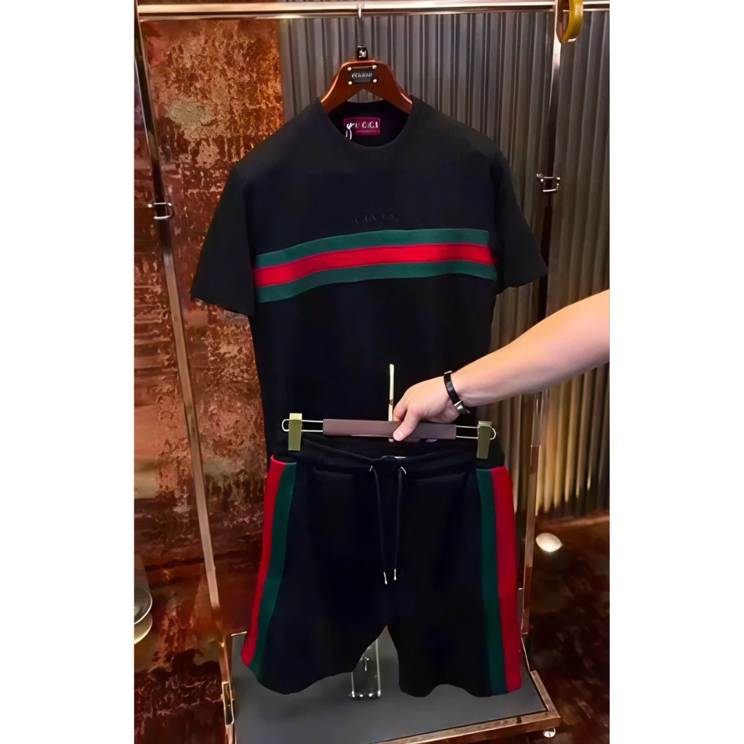 Men’s Premium Gucci Co-Ord Set  T-Shirt with Shorts ( V-15 GUCCI)