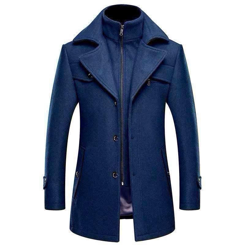 C-1 Men’s Premium Blend Winter Coat –  Classic Style