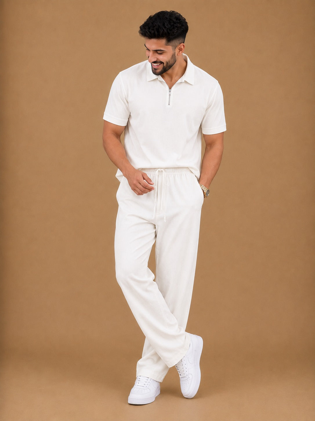 LI-160 | Aero Luxe Zip Collar Co-Ord Set