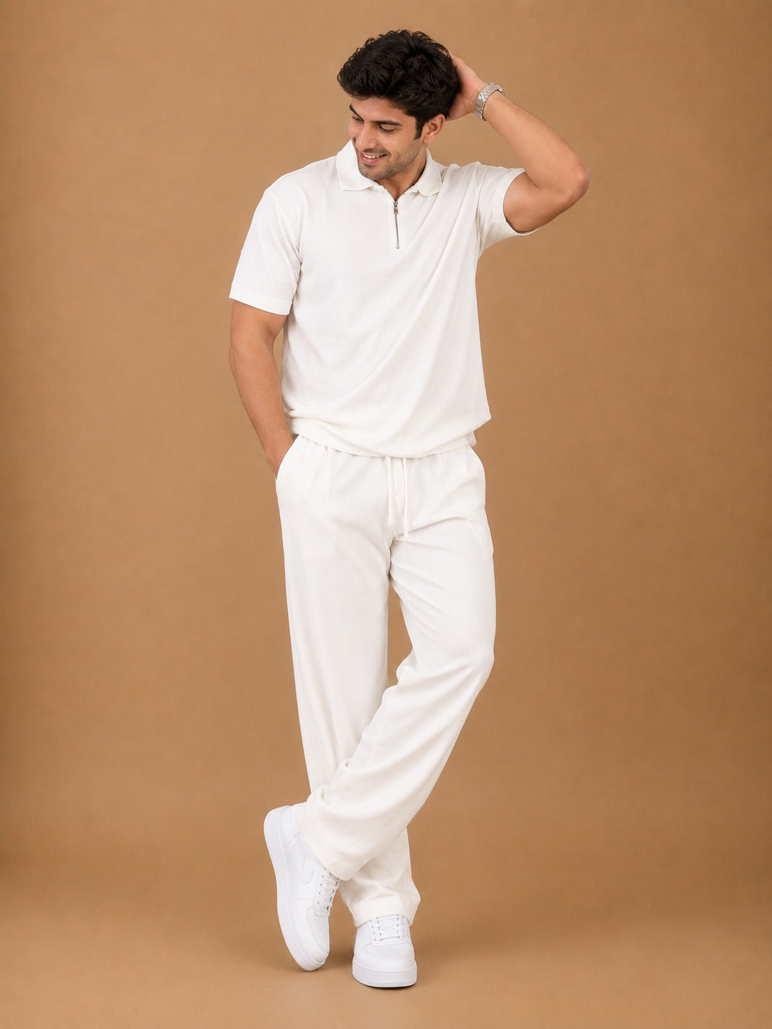 LI-160 | Aero Luxe Zip Collar Co-Ord Set