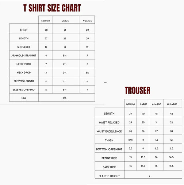 Tshirt & Trouser Set Q17